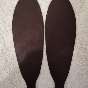 Moose hide leather moccasin replacement soles